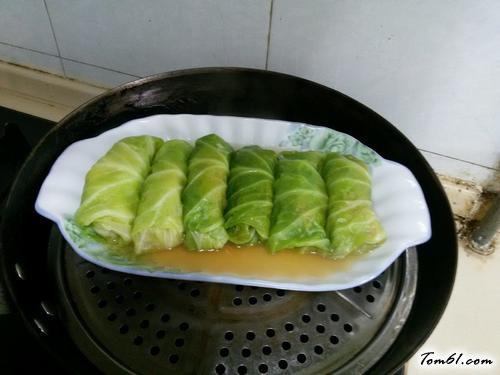 【圆白菜酿肉】