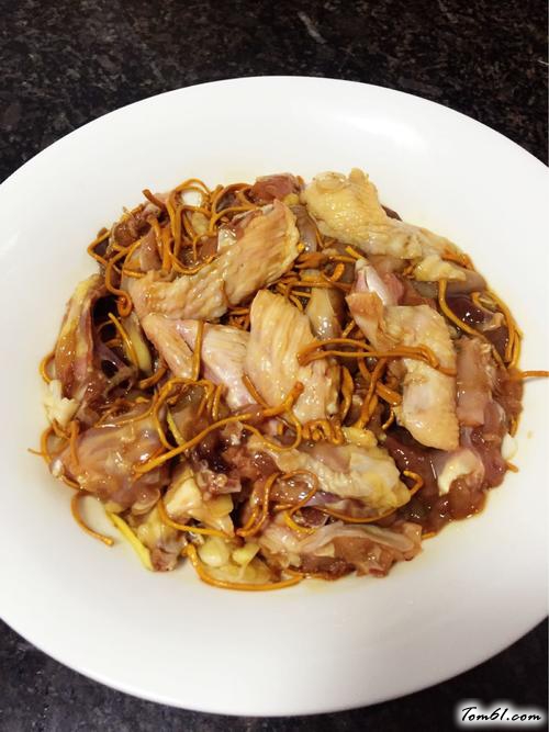 【虫草花蒸鸡】