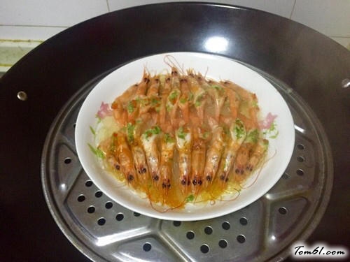 【蒜蓉粉丝蒸开背虾】