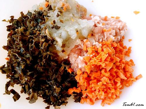 【三鲜萝卜卷】