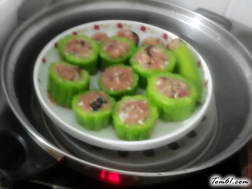 【苦瓜蒸肉】