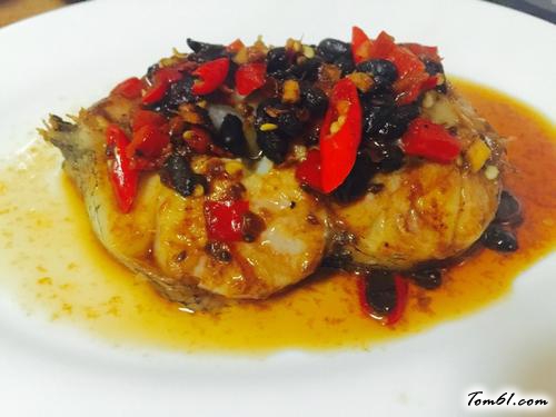 【豆豉辣椒蒸鳕鱼】