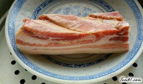 【金瓜蒸咸肉】