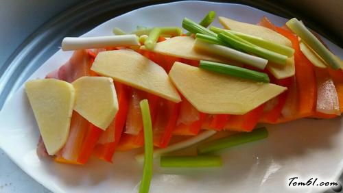 【金瓜蒸咸肉】