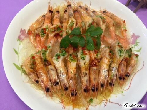 【蒜蓉粉丝蒸开背虾】