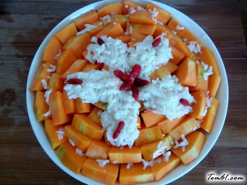 【酒酿蒸南瓜】