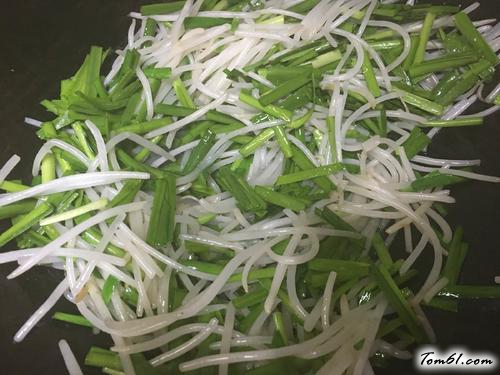 【豆芽炒韭菜】