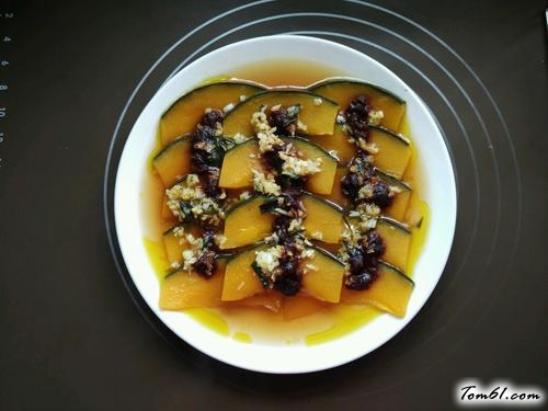 【豆瓣酱蒸南瓜】