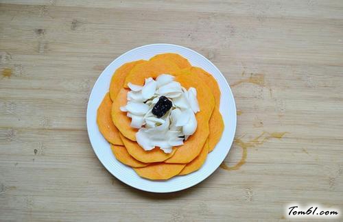 【南瓜蒸百合】