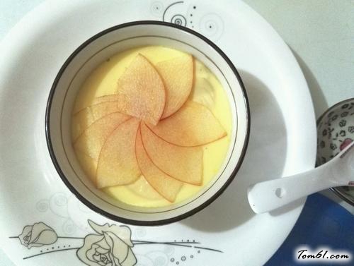 【苹果蛋羹】