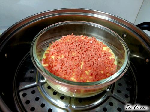 【火腿蒸蛋羹】