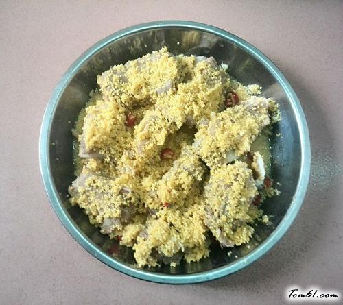 【小米蒸排骨】