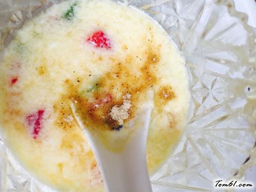 【彩椒蒸酸奶羹】