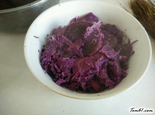 【紫薯糯米团】