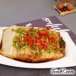 微波炉蒸豆腐的做法