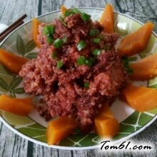 南瓜粉蒸肉的做法