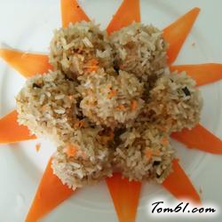 五香珍珠丸子的做法