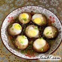 鹌鹑蛋蒸香菇的做法