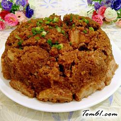 香芋粉蒸排骨的做法