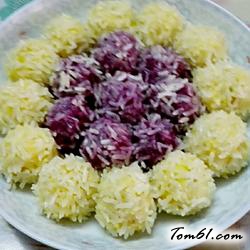 双薯糯米丸子的做法