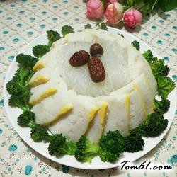 聚宝盆（扣蒸鱼糕）的做法