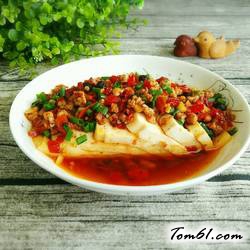 剁椒肉末蒸豆腐的做法