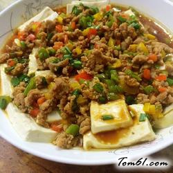 肉末蒸内脂豆腐的做法