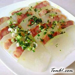 腊肠蒸冬瓜的做法