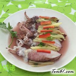 清蒸墨鱼仔的做法