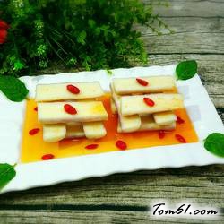 蜜汁枸杞山药的做法