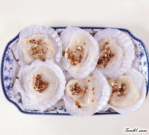 【蒜蓉粉丝蒸元贝】