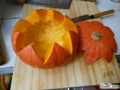 【南瓜蒸红烧排骨】