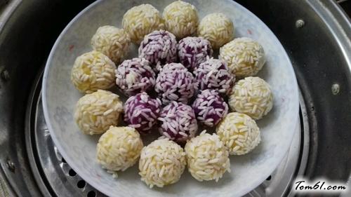 【双薯糯米丸子】