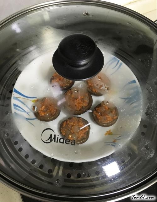 【鲜虾香菇盏】