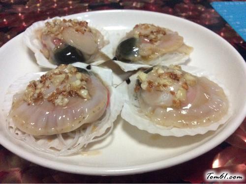 【蒜蓉粉丝蒸扇贝】