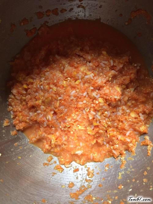 【玉米胡萝卜糯米珍珠丸子】