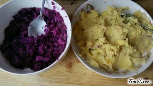 【双薯糯米丸子】