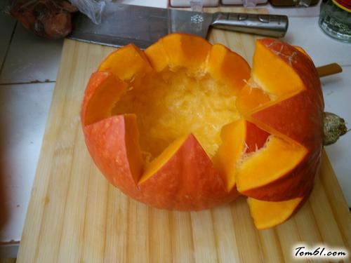 【南瓜蒸红烧排骨】