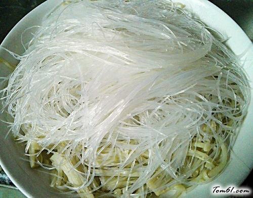 【金针菇蒸粉丝】
