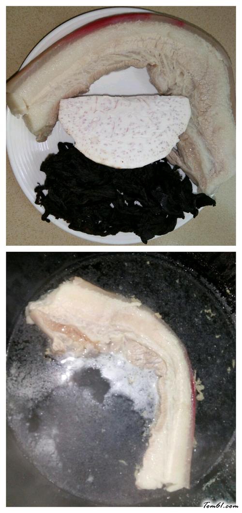 【梅菜香芋扣肉】