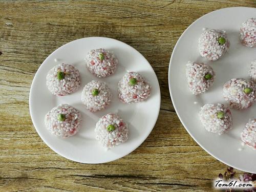 【清蒸大米虾丸】