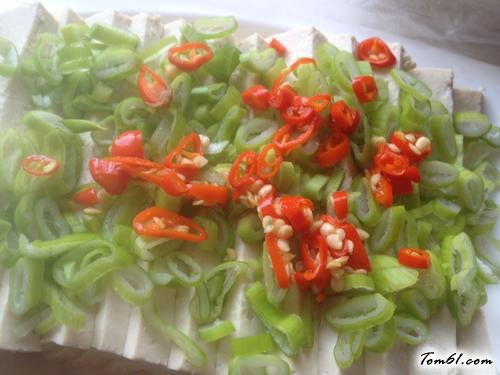 【微波炉蒸豆腐】