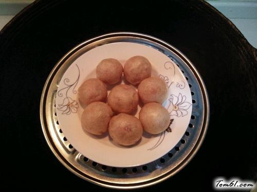 【清蒸油面筋塞肉】