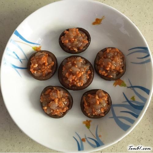 【鲜虾香菇盏】