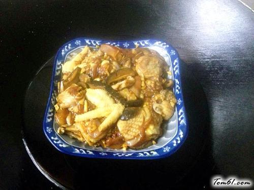 【香菇蒸滑鸡】