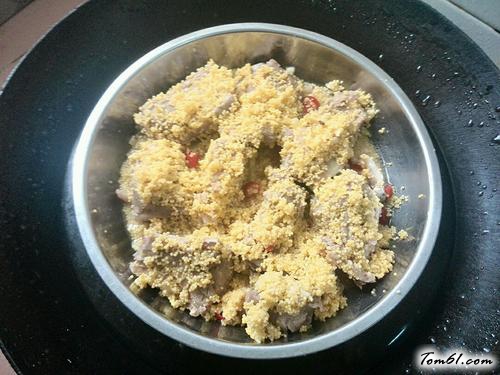 【小米蒸排骨】