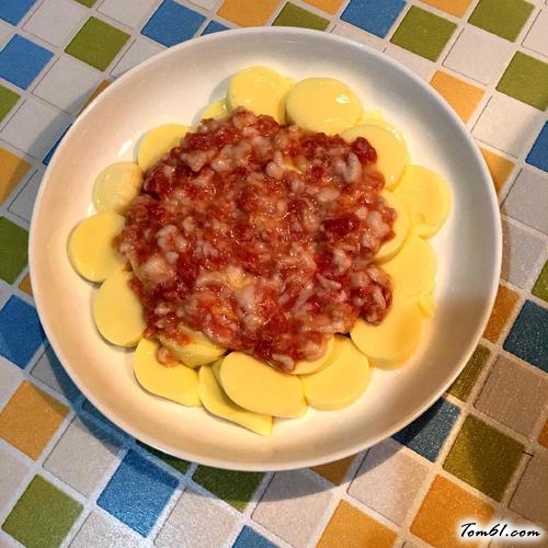 【日本豆腐肉末蒸蛋】