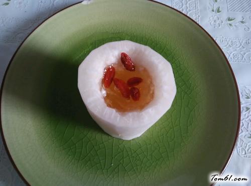 【白萝卜炖蜂蜜】