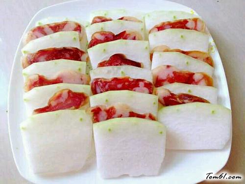 【腊肠蒸冬瓜】