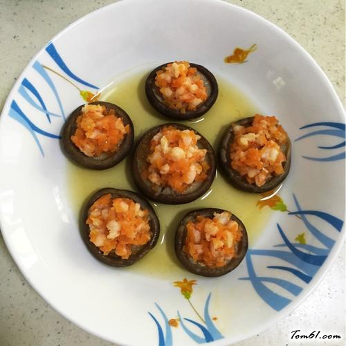 【鲜虾香菇盏】